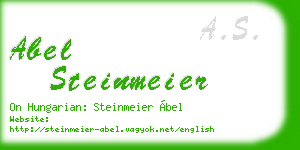 abel steinmeier business card